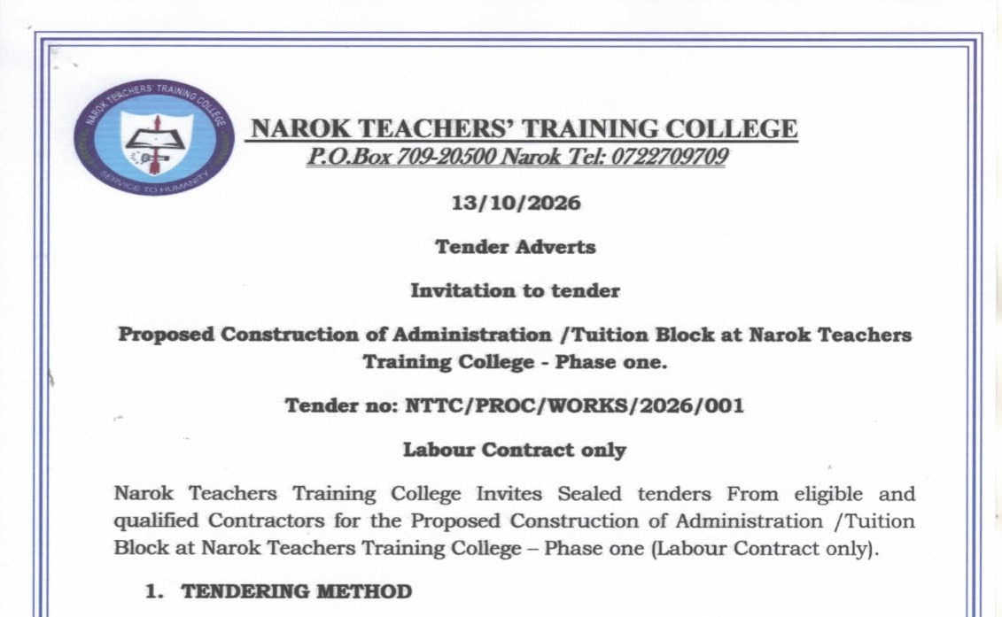 Available Tender